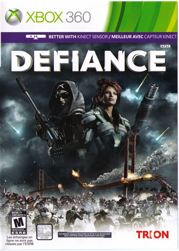 Defiance box art for Xbox 360